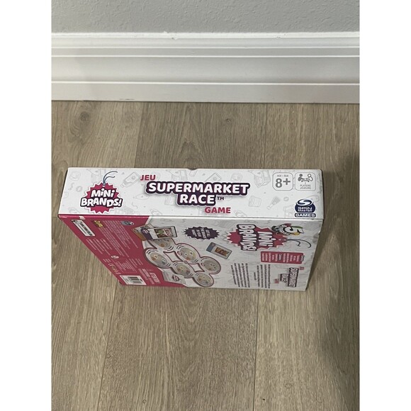 NEW 5 Surprise Mini Brands Jeu Supermarket Race Game Zuru Spin Master 2 player - Picture 6 of 7